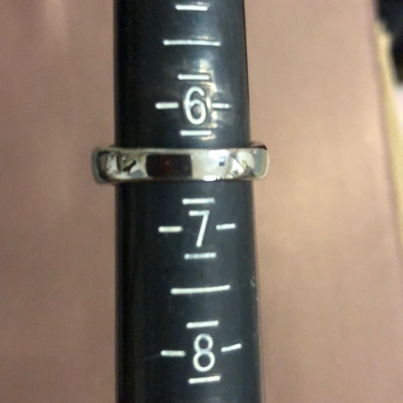 Vintage DBJ Black & White Diamond Square Ring in Sterling Silver. NWT - Picture 8 of 11